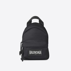 BALENCIAGA OVERSIZED MINI BACKPACK IN BLACK